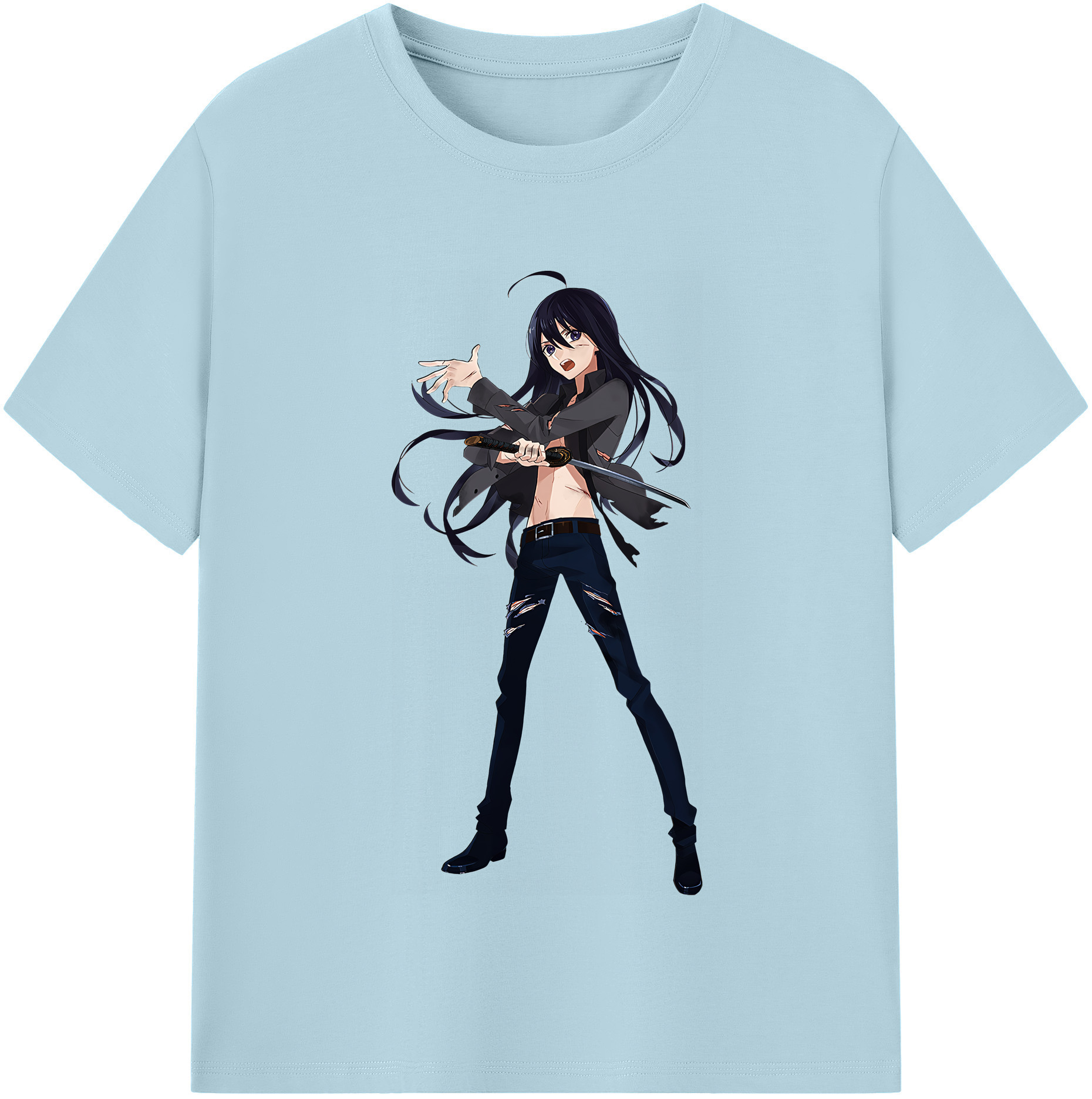 （画像用） 刀剣乱舞 Touken Ranbu 綿100％半袖Tシャツ（フロントプリント）